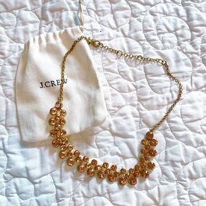 J.Crew Blush Gem Bubble Statement Necklace